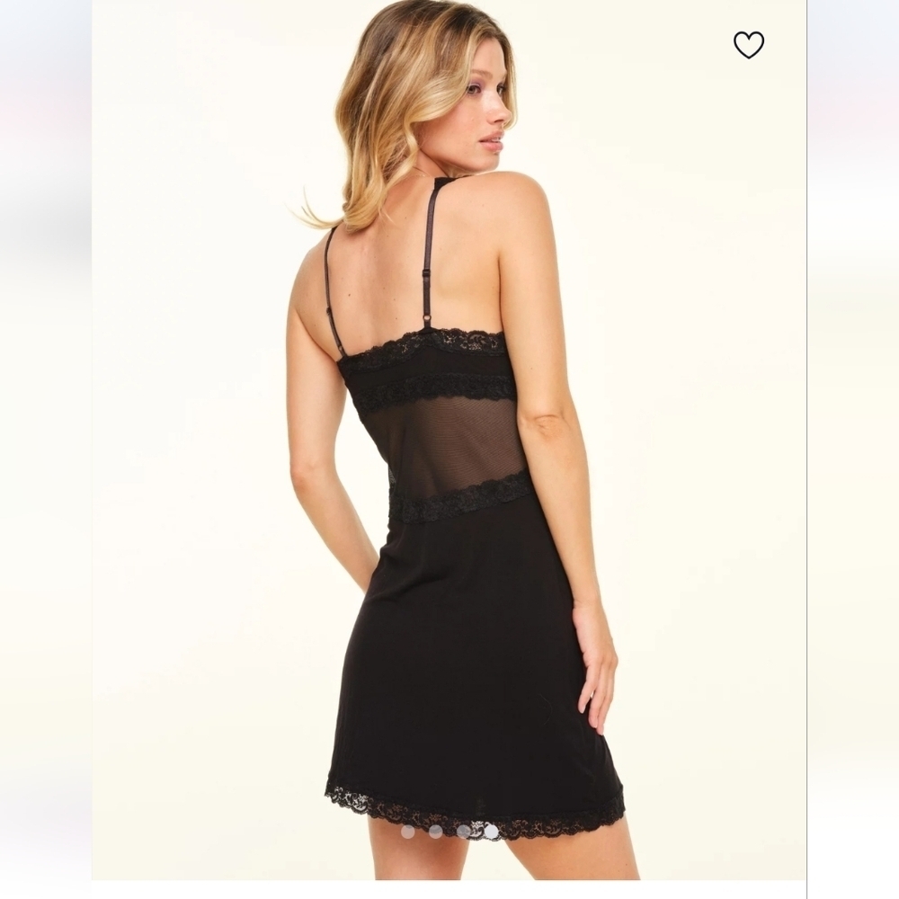 NWT Adore Me Black Primrose Nightgown - Picture 3 of 5